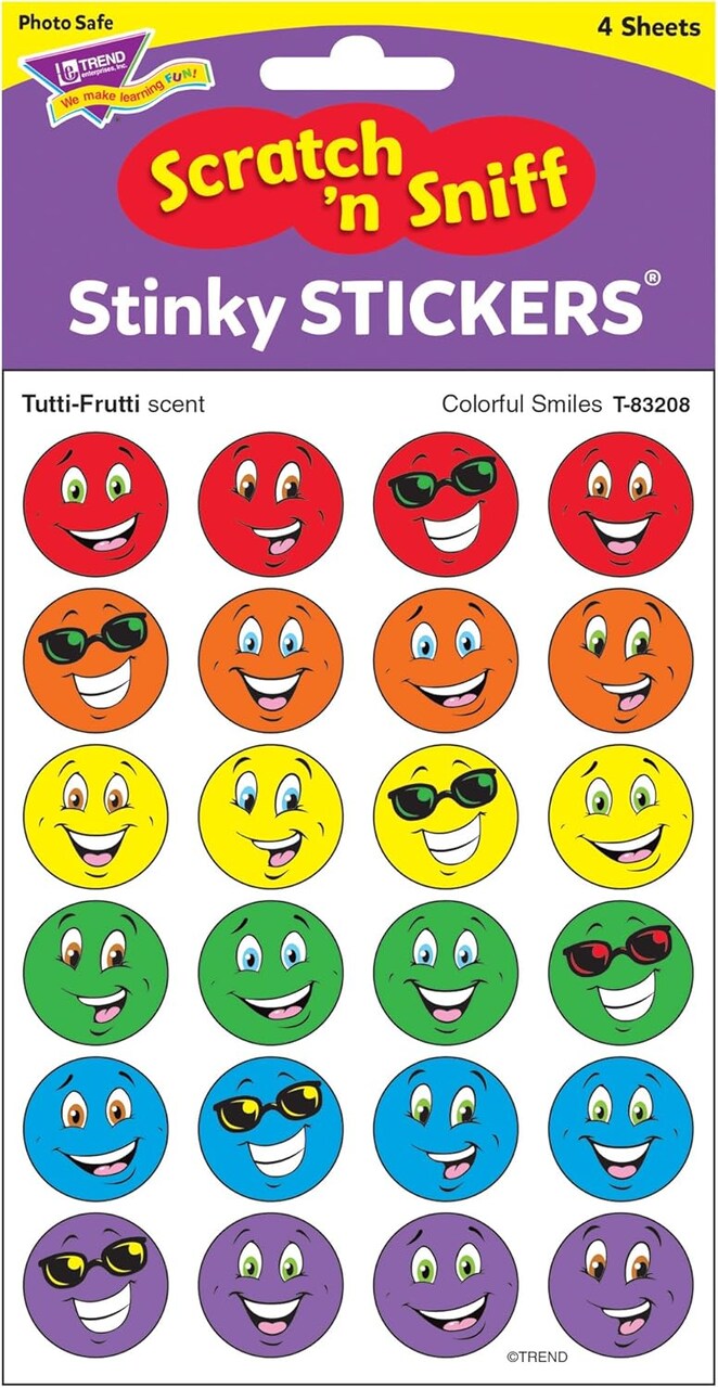 Star Smiles superShapes® Stickers Value Pack – 2500 Count, Classroom Reward Stickers